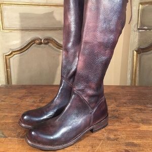New Bed Stu Manchester Cobbler Series Tall Knee High Campus Boots Women's 7.5